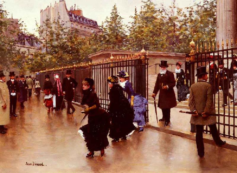 Jean Beraud Sortant De La Madeleine